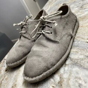 Marsell Grey Pony Hair Oxford Shoes Women’s EU 37
